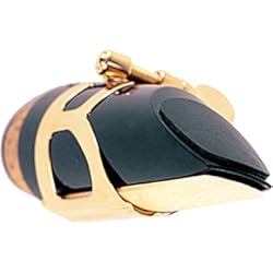 Boquillero Saxo Alto BG France A10L, parches de boquilla, 6 piezas, negro