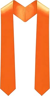 lescapsgown Adult Plain Graduation Stole 60'' long