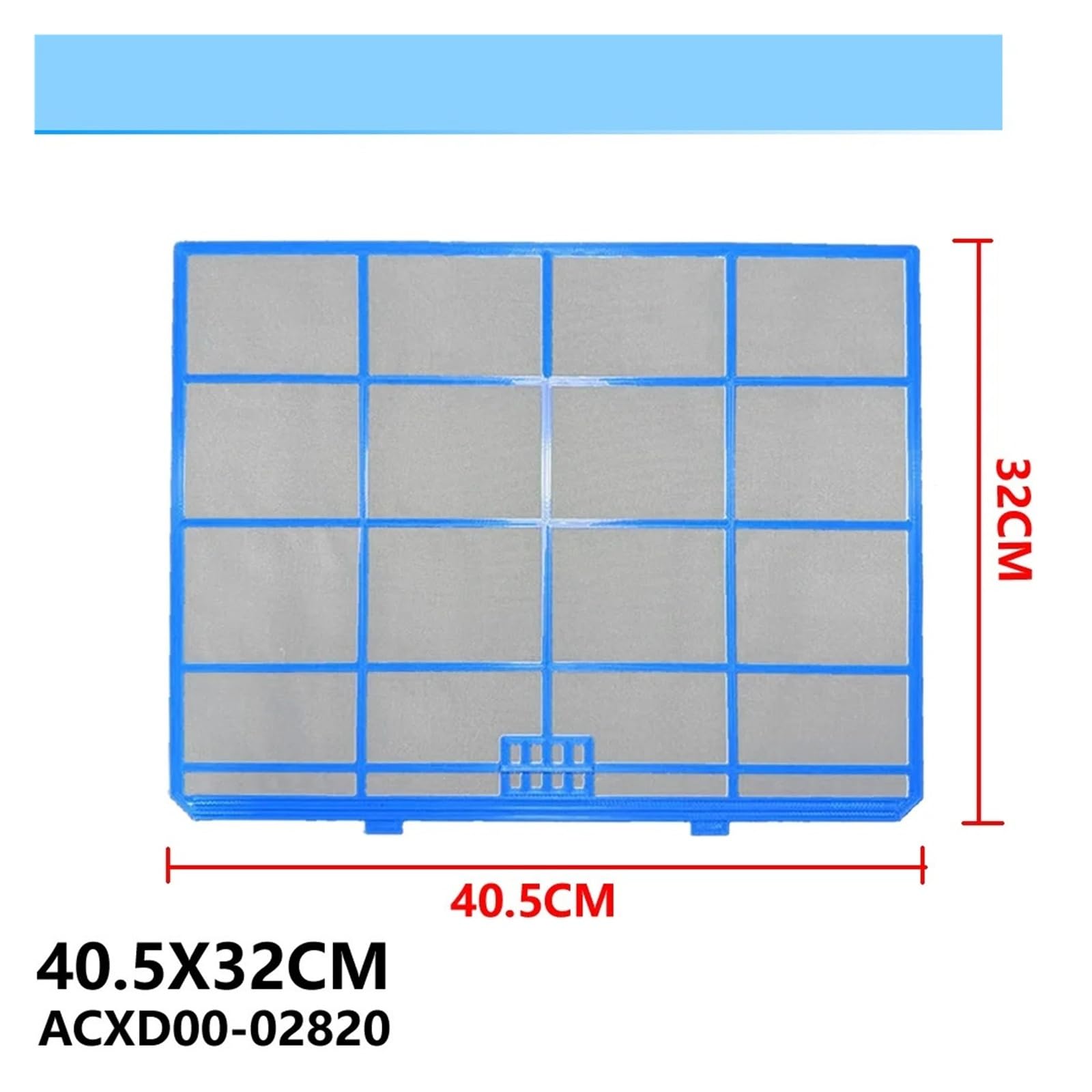 Compatible Con ACXD, Filtro Del Condizionatore D'aria | Filtro Del Condizionatore D'aria00-02820, Con Panasonic, Con Rasonic, Dimensioni Parti Aria Condizionata: 40,5X32 Cm(2pcs)