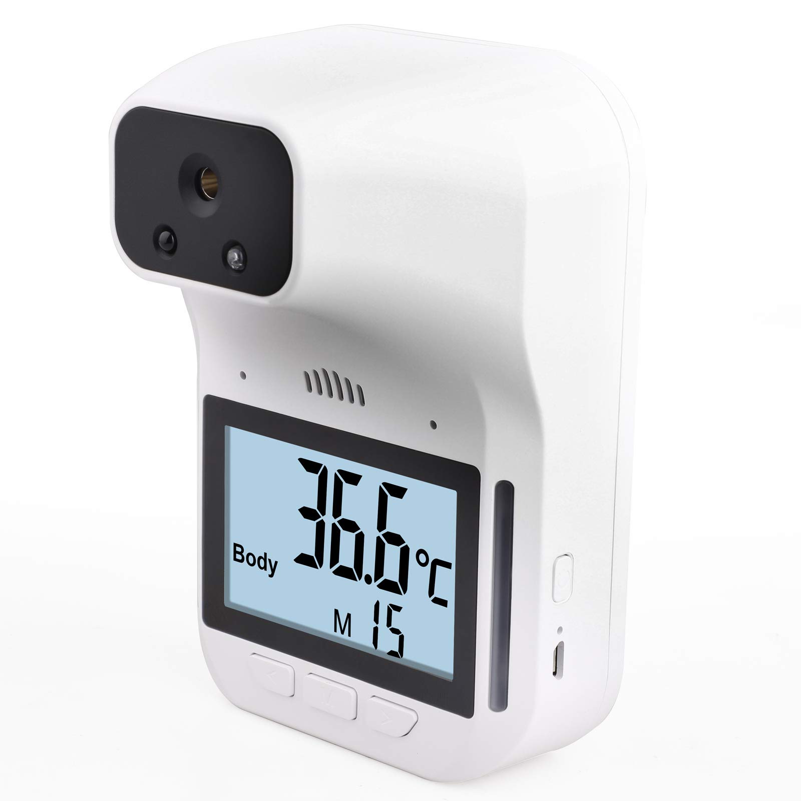 ZYC Termómetro infrarrojo sin Contacto HK3 / K3 Digital Pro Sensor de Temperatura de la Mano para la Frente Pistola láser con Alarma de Fiebre montada en la Pared