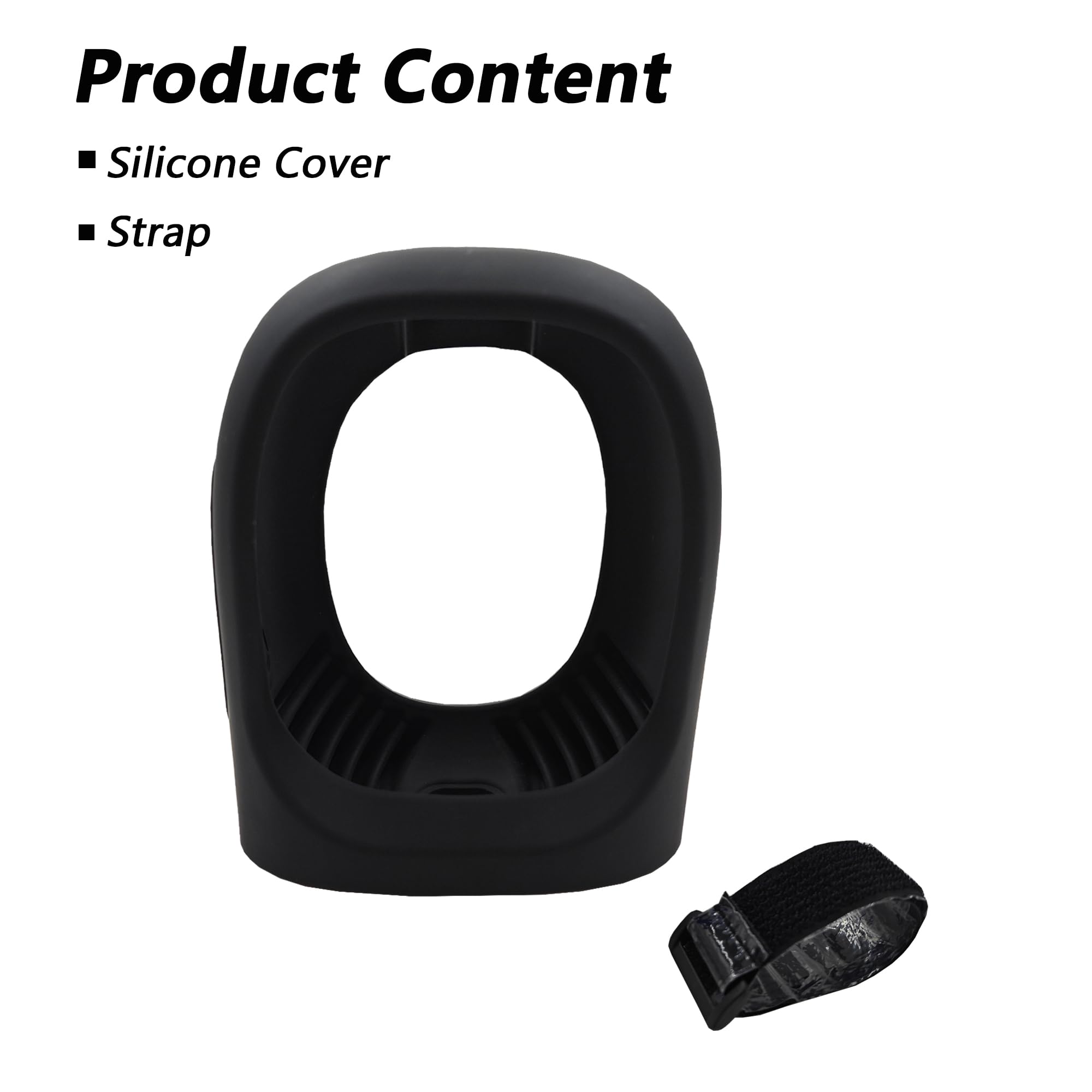 LeoTube Silicone Cover for JBL Clip 5 Bluetooth Speaker, Protective Case (Black)