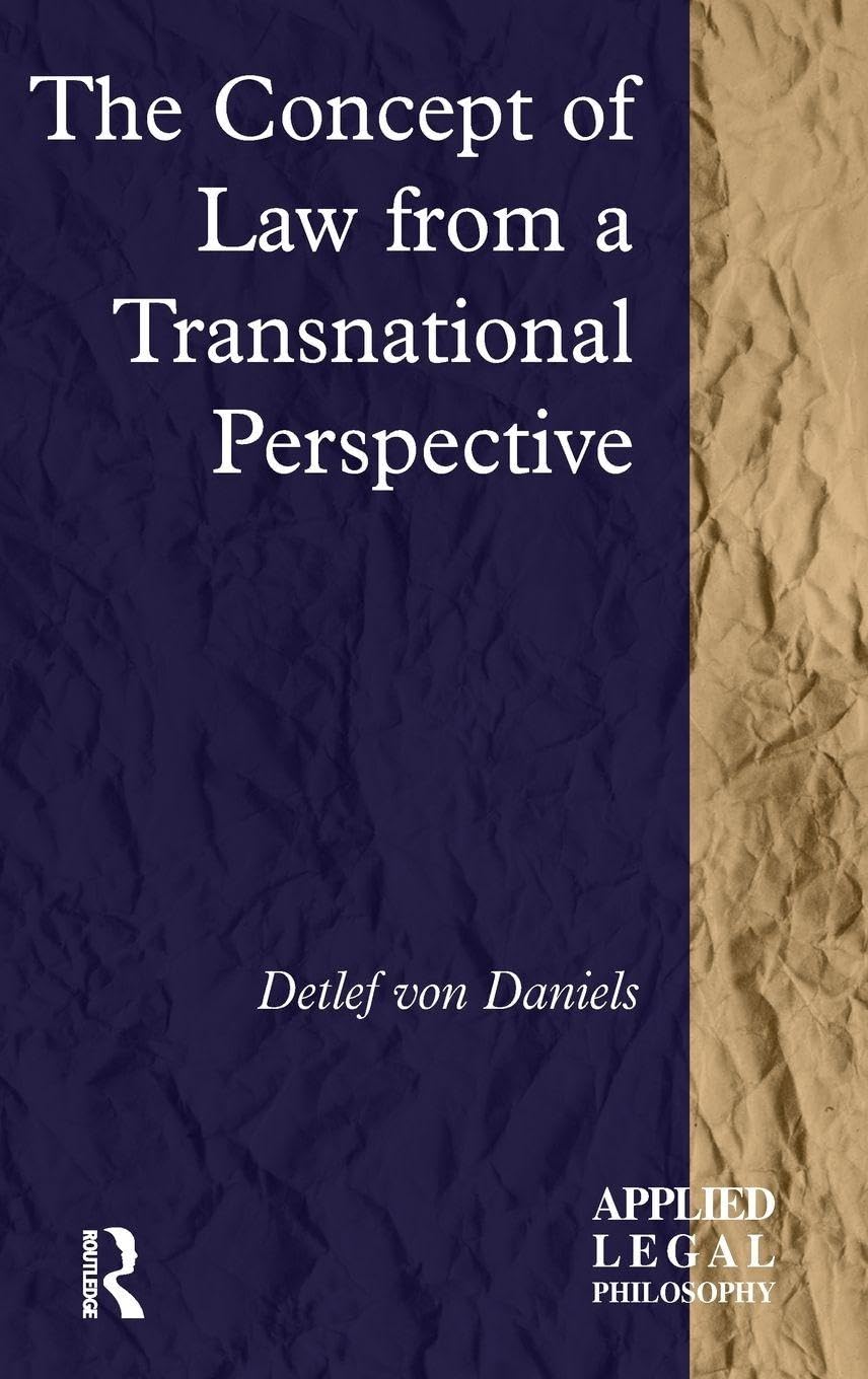 Buy The Concept of Law from a Transnational Perspective (Applied Legal Philosophy) — BookShops.in