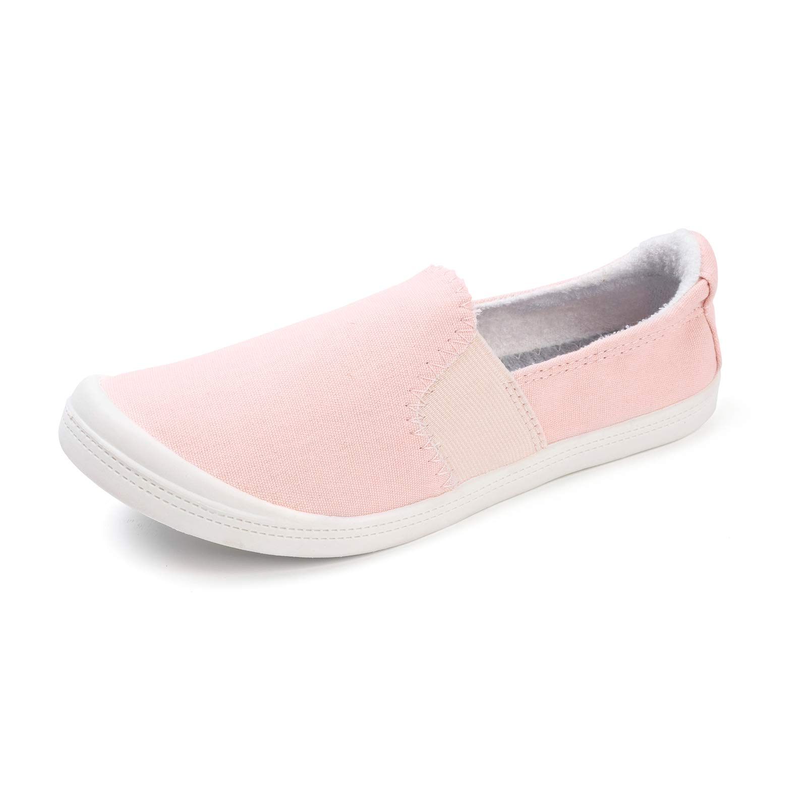 FUNKYMONKEYShoes for Women, Comfort Low Top Canvas Slip On Sneakers Classic Casual Walking Shoes