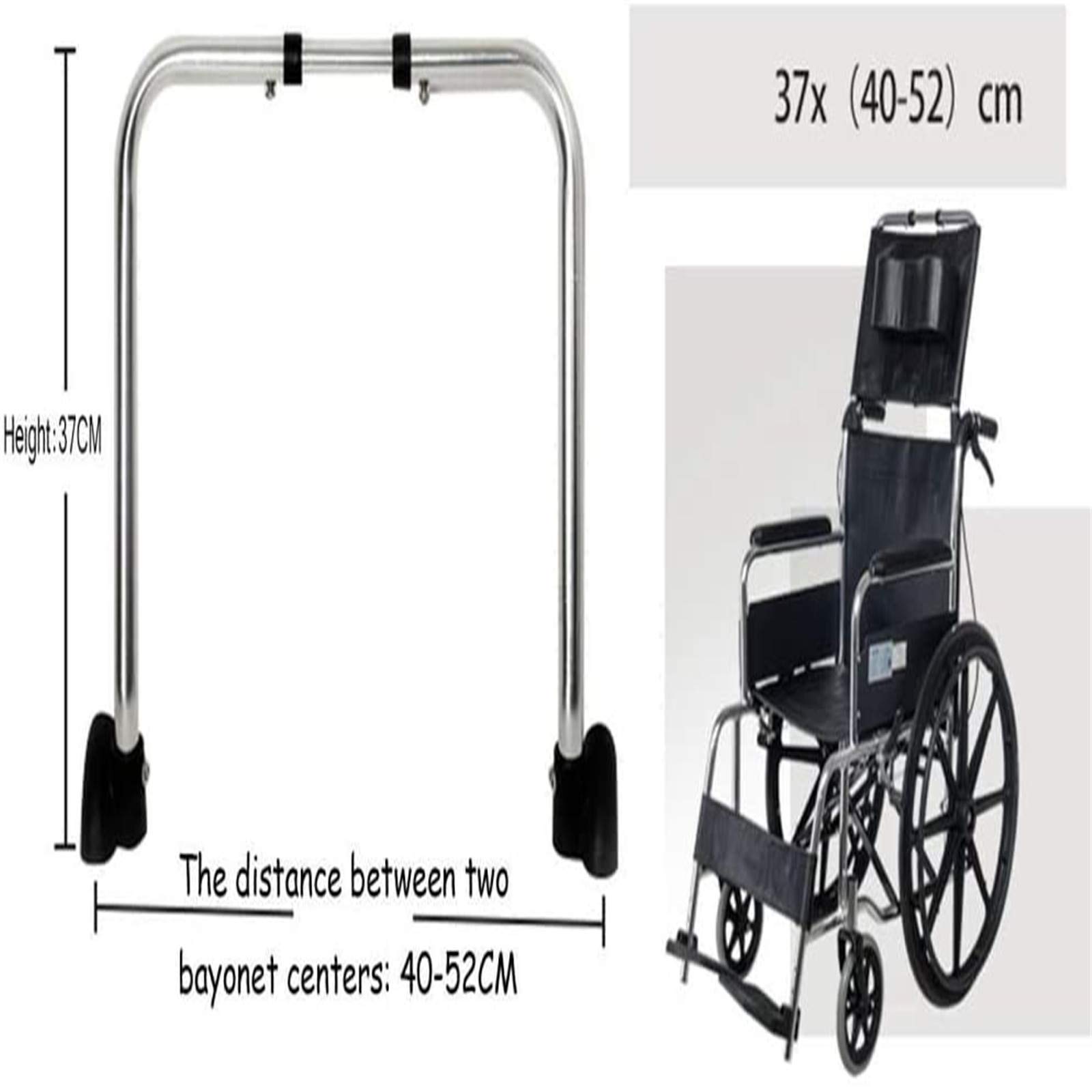 Reposacabezas para Silla de Ruedas, Soporte para el Cuello, Acolchado para la Cabeza, Ajustable y portátil para Adultos, Accesorios universales para sillas de Ruedas de 16 a 20 Pulgadas