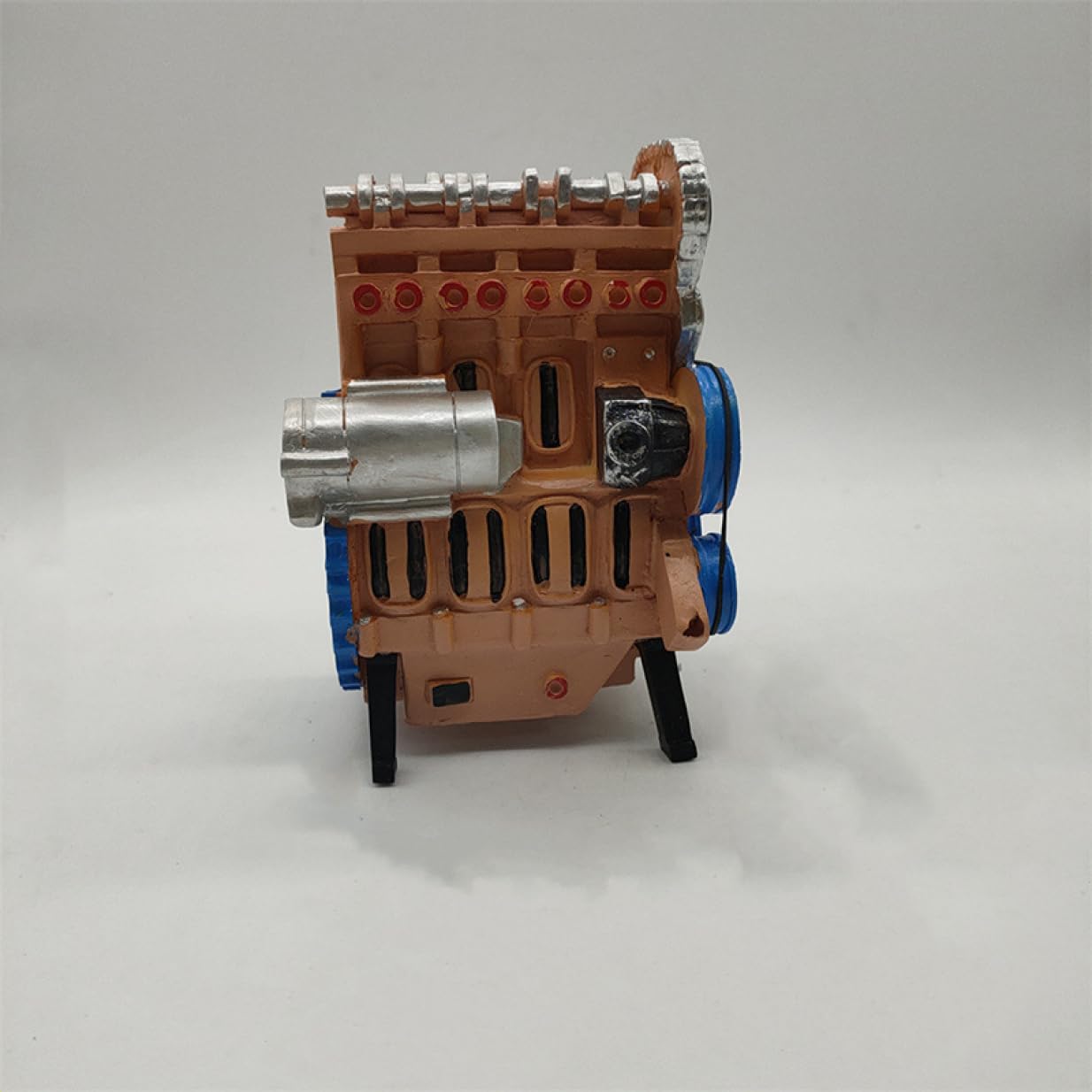 Amazon.co.jp: [dhiuebc] 置物 エンジン ゴールド モデル