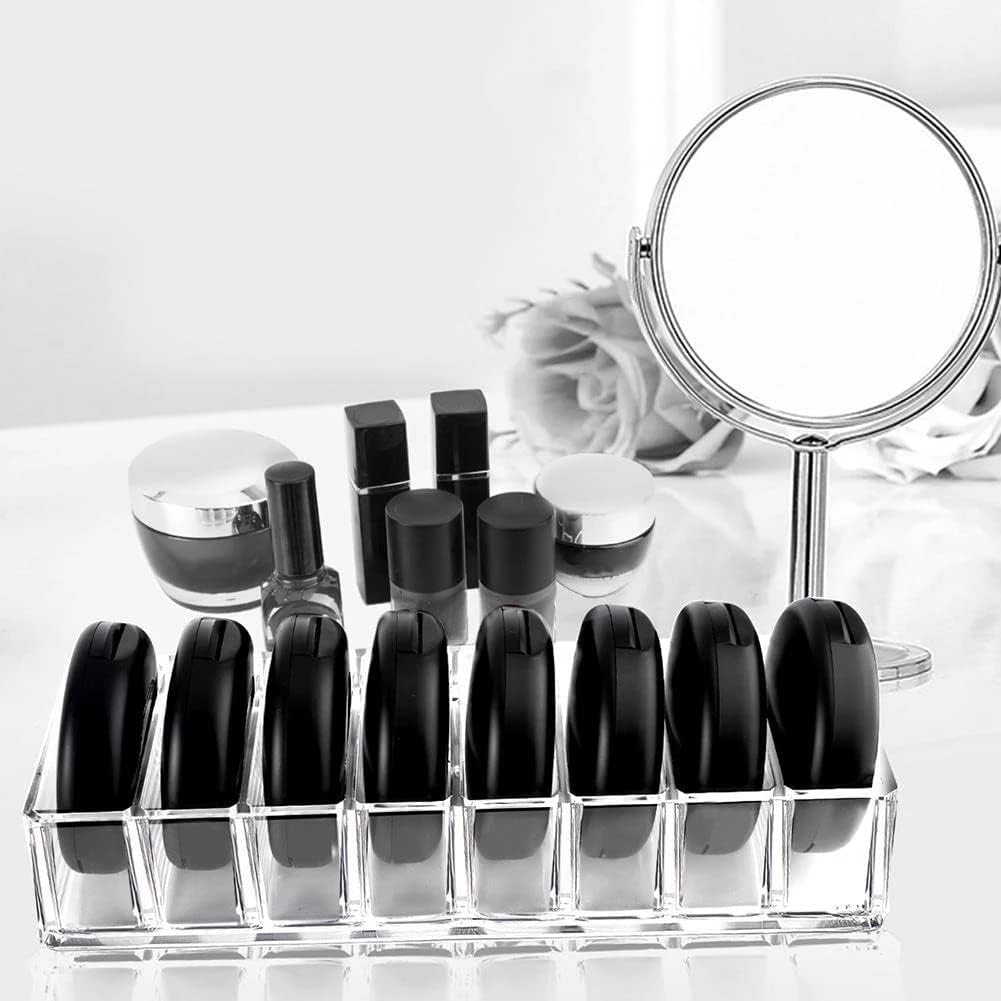 Transparent Cosmetics Storage Box Desk Stand Acrylic for BB Cream Lipstick Powder Holder Home Makeup Organizer