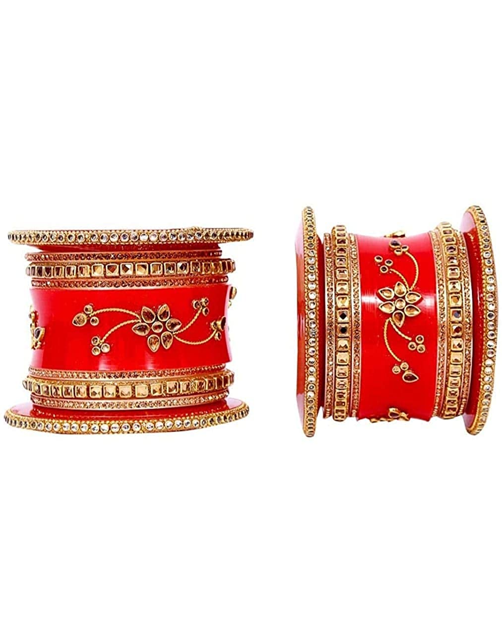 See full amazon price history chart for KTMP Enterprise Chura Rajasthani Rajputi Handcrafted Bangles Gold Plated Plastic Seap Red Bridal Chuda Set for Women & Girls(2.4)(Multi Color) KTMP Enterprise Chura Rajasthani Rajputi Handcrafted Bangles Gold Plated Plastic Seap Red Bridal Chuda Set for Women & Girls(2.4)(Multi Color) (9849795980) Amazon Price History, Amazon Price Tracker
