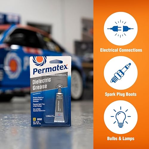 Miniatura 5 de Permatex 09980 Counterman's Choice - Grasa dieléctrica para bujía de encendido y conector eléctrico, bolsa de 4 g, 9.76 ml, paquete de de 1