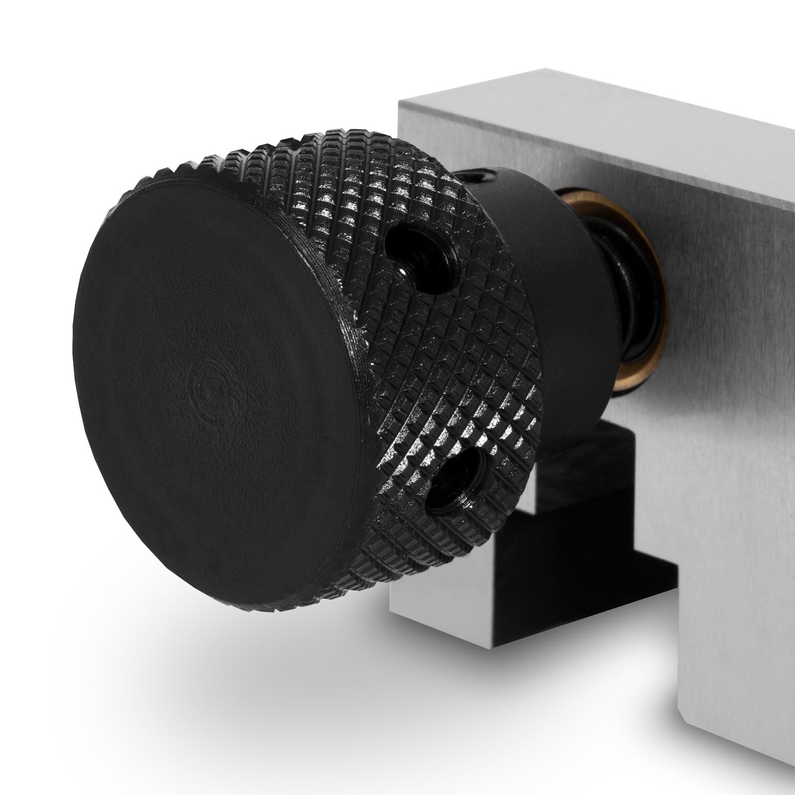 EBERTH Etau de précision avec broche, largeur des mors 100mm, force de serrage maximale 125mm, hauteur des mors 45mm, en acier robuste, professionnel, pour divers travaux, étau d'atelier