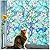 Coavas Window Privacy Film Decorative Static Clings Frosted Window Vinyl Window Sticker Stained Glass Film for Home Window&Glass Door, UV Blocking 23.6 by 78.7 Inches