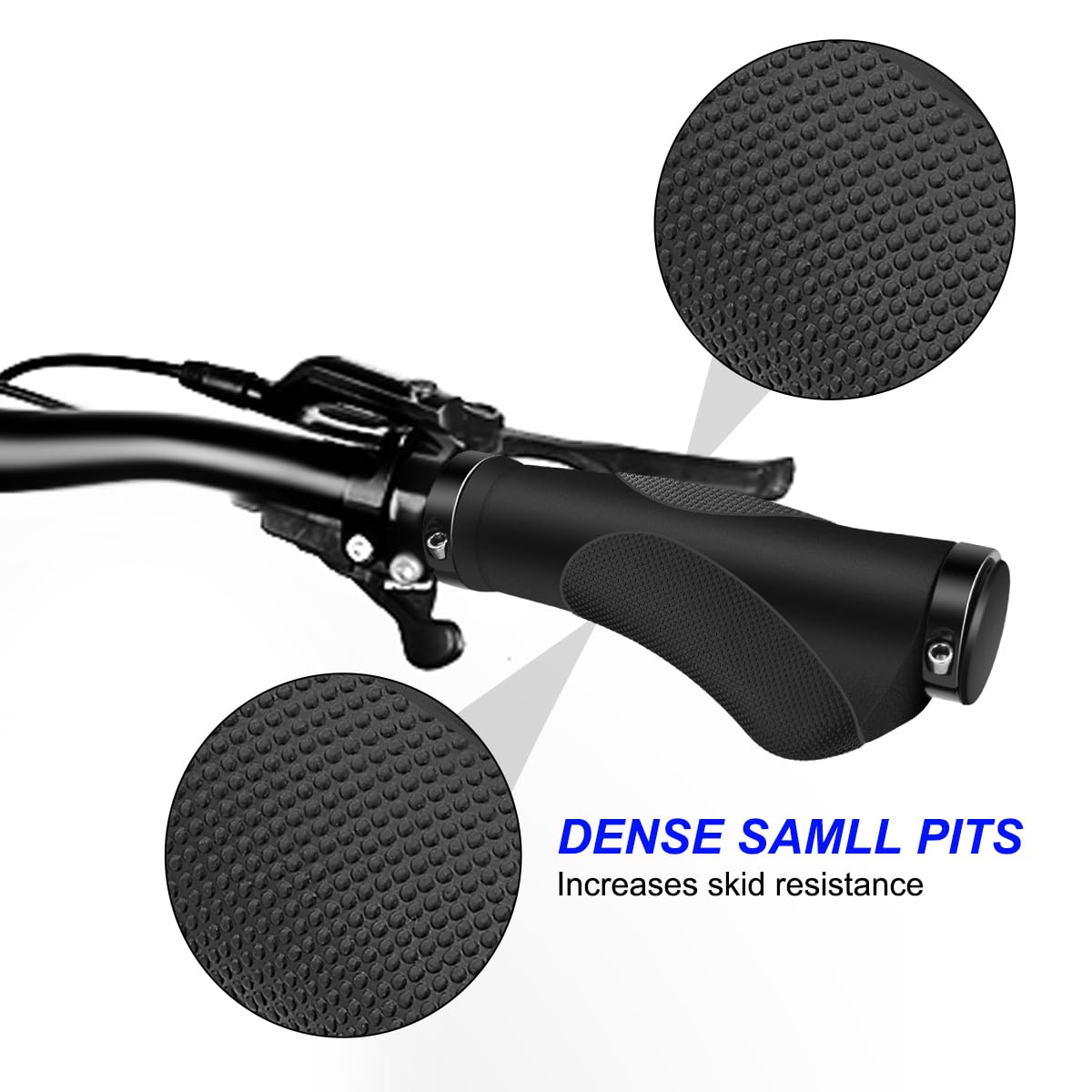 REETEE Bicycle Handlebar Grips Aluminium Screw Double Lock Bike Grips - Image 4