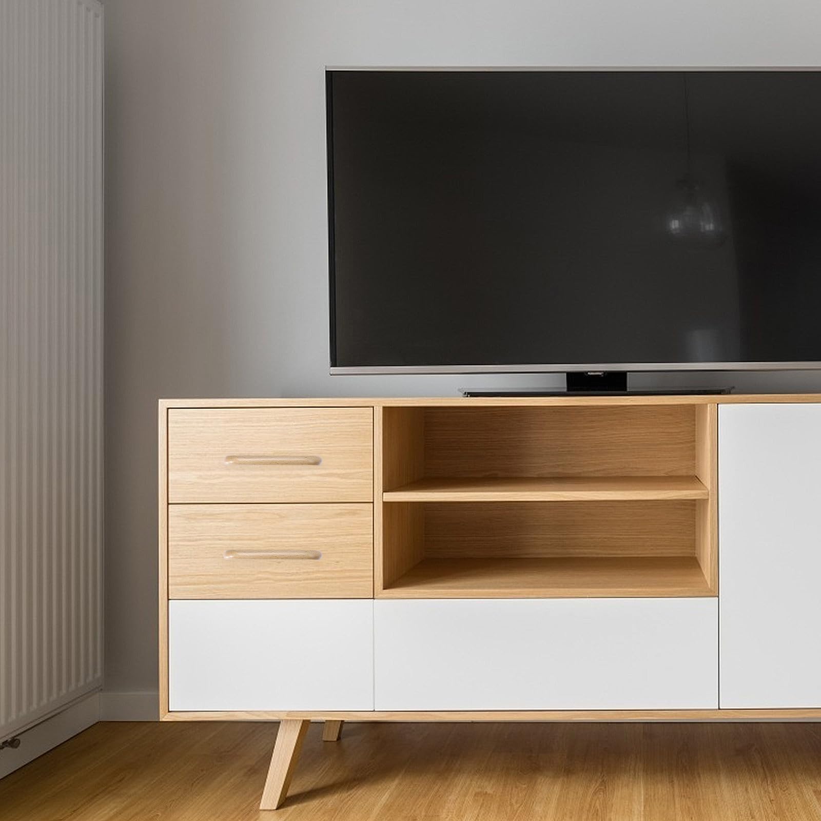 Toyvian Lot de 6 Pièces Marron en Bois 6 Poignées de Meuble Design Unique et Facile à Installer, pour Commode et Armoire, Décoration pour Salon et Chambre