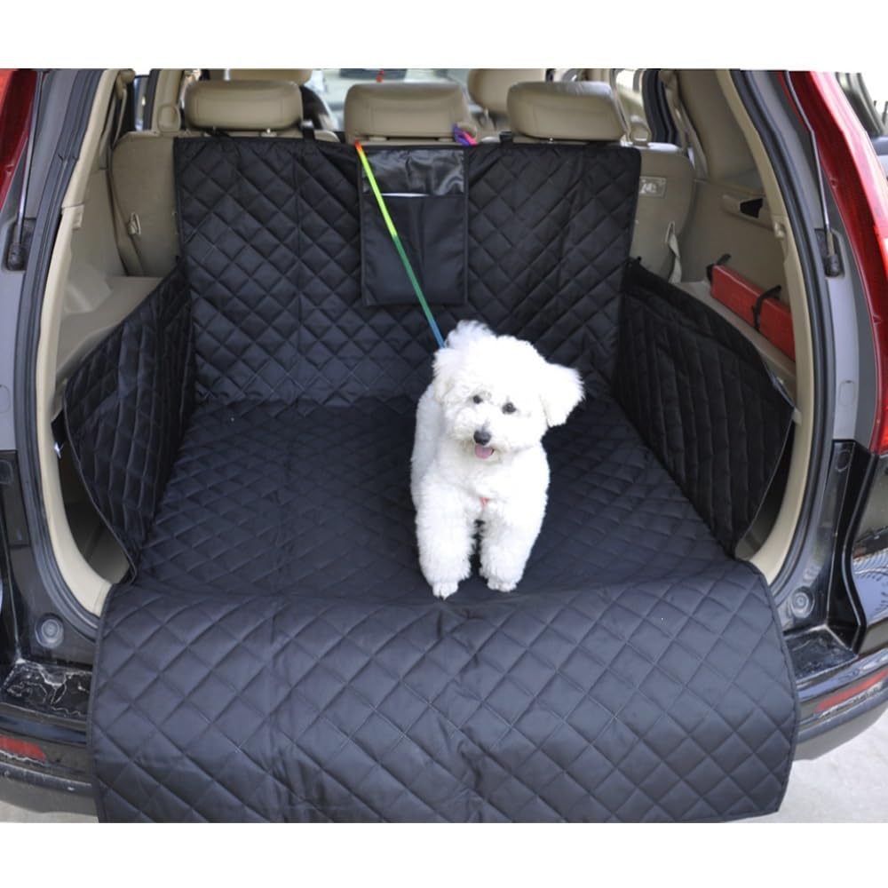 Funda Asiento Coche Perro Funda para Asiento de Coche para Perros, Funda para Maletero, Alfombrilla transportadora para Perros, Hamaca Cubre Asientos Coche Perro