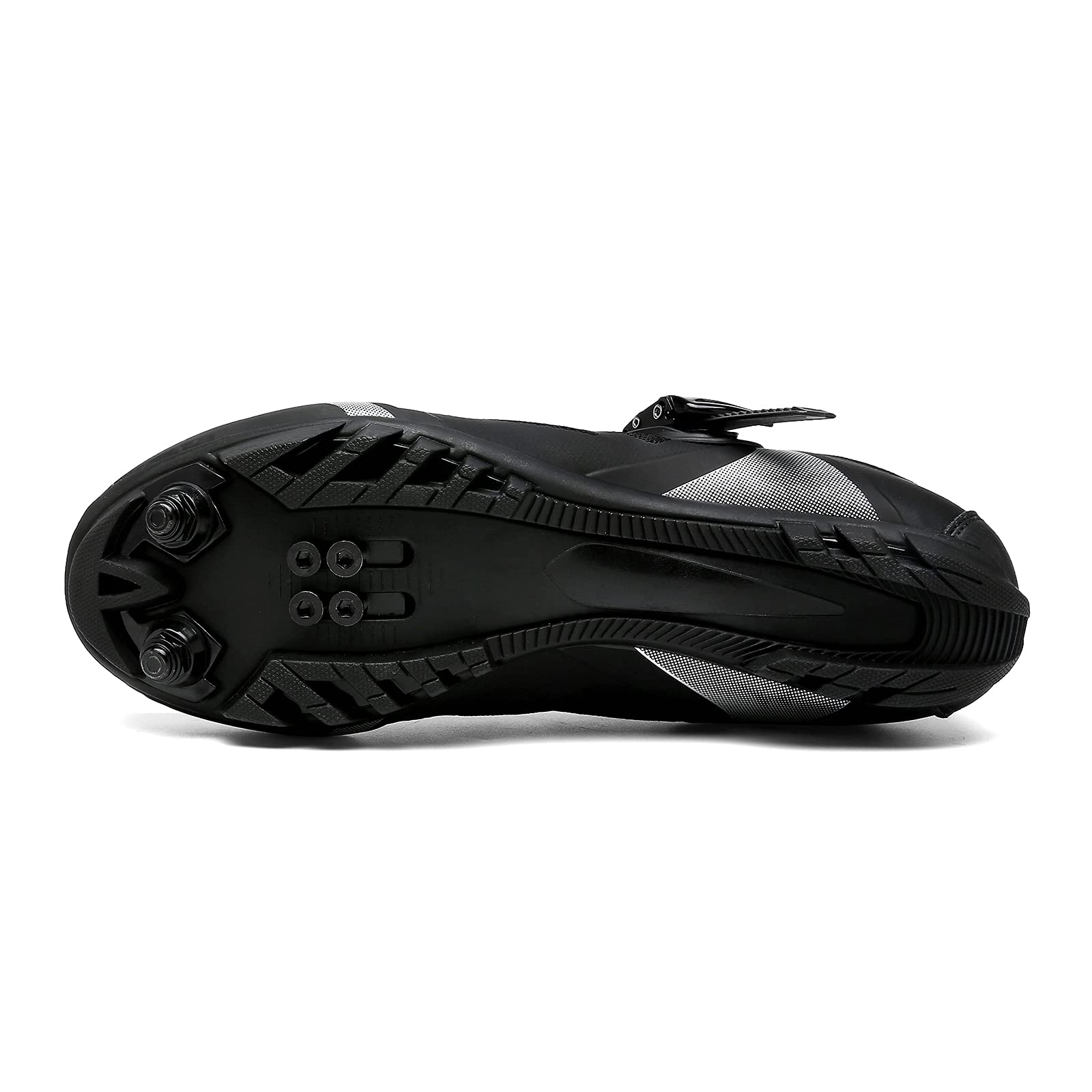 Buty Rowerowe MTB, Buty Rowerowe Wewnętrzne z Klamrą Grzechotkową do Jazdy na Rowerze Kompatybilne z Klamkami SPD