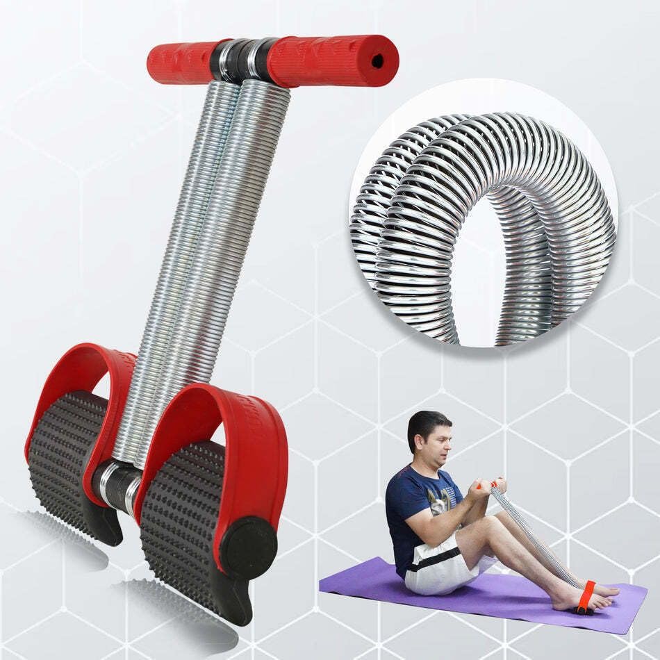 Affective Tummy Trimmer with Double Spring Burn Calories-165 Ab Exerciser (Red)-picture-21