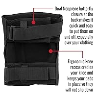 Vista 3 de Bont Rodilleras Pro para adultos con protección para patinaje en línea, Roller Derby, patines de parque, patinaje sobre hielo, patinaje sobre hielo