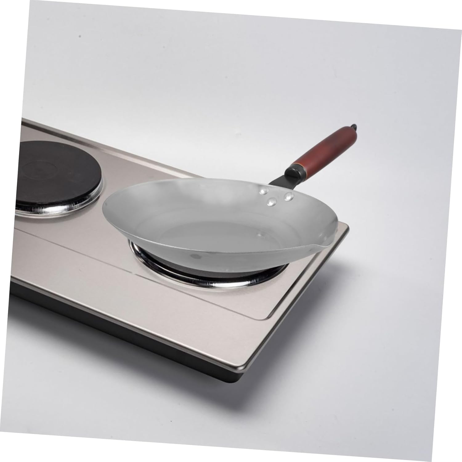 Candy Melting Pot for Candied Fruits Dual Handle Metal Dipping Wok for Chocolate Butter Cheese 1-Piece Portable Melting Pan for Home Commercial Use