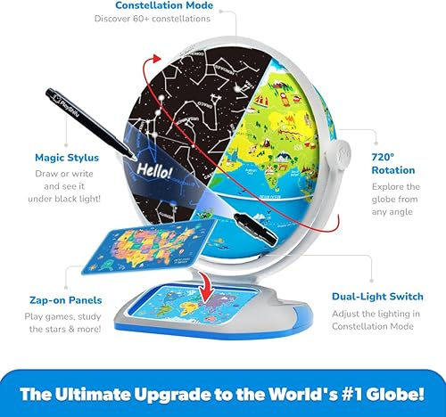 Miniatura 4 de PlayShifu Globo Interactivo para Niños – Orboot Explorador de la Tierra: Globo Interactivo Impulsado por Tecnología para Niños Regalo Inteligente