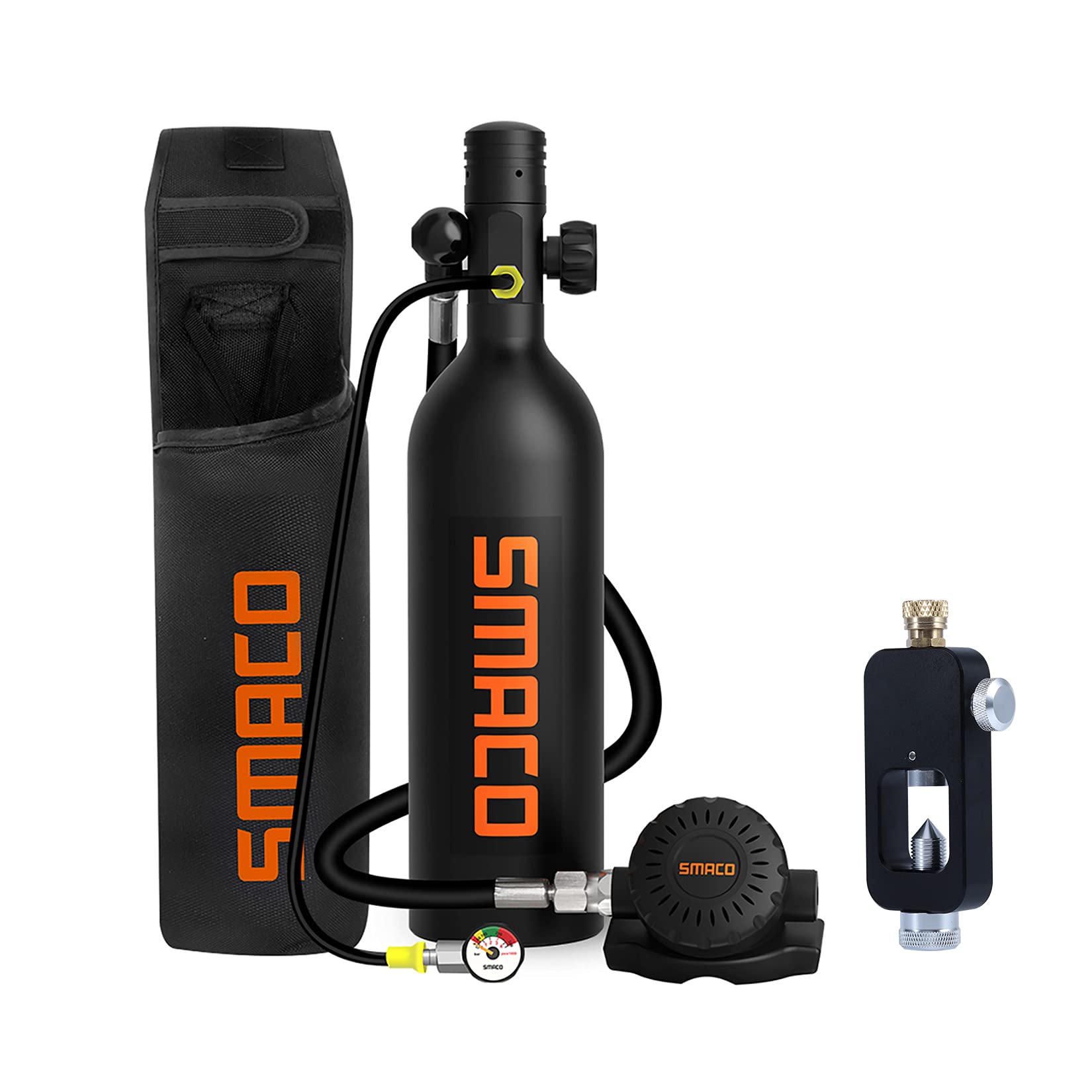 Buy SMACO Scuba Tank with 1L Capacity Mini Scuba Tank Support 1520