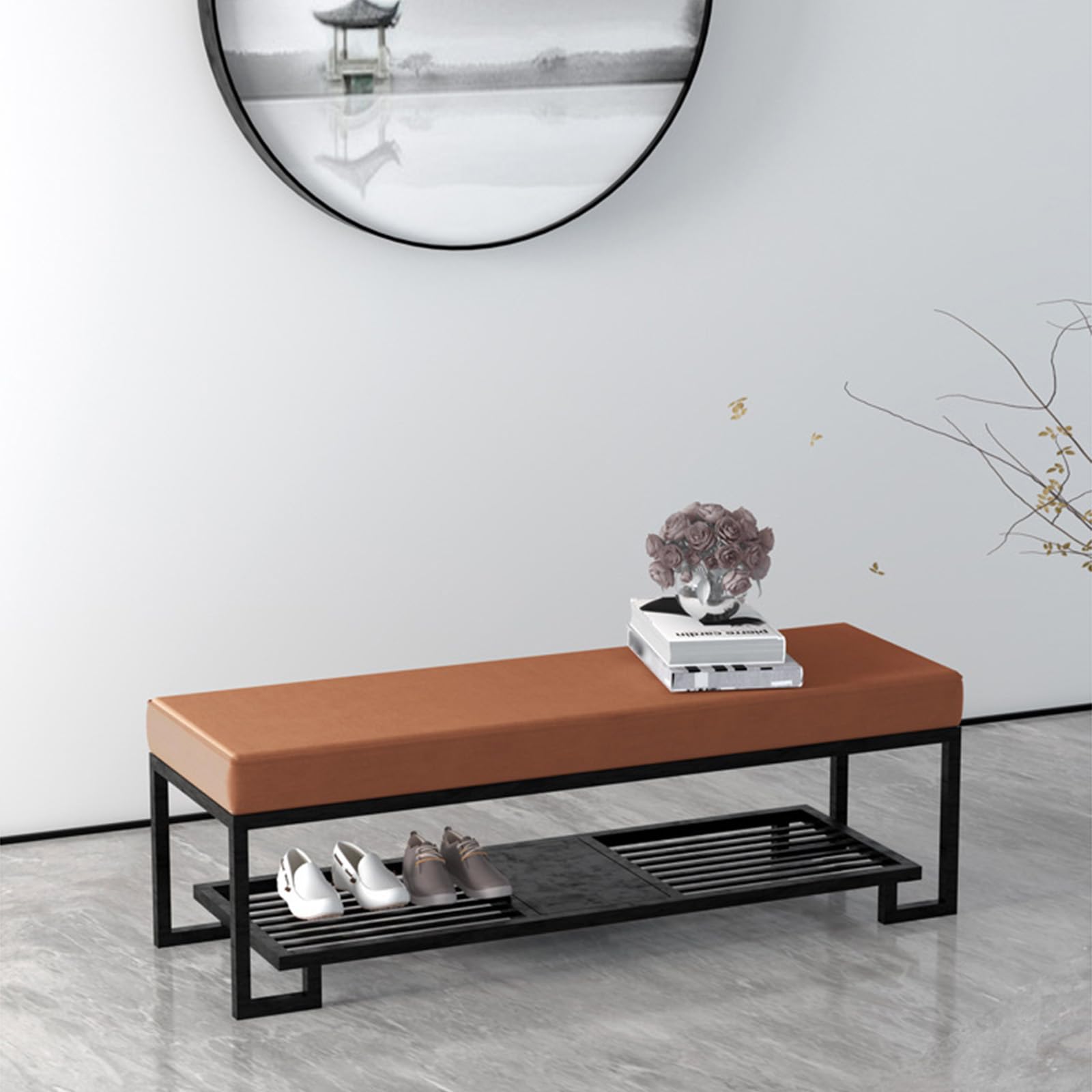 Armoire de rangement à chaussures en bois avec finitions haut de gamme