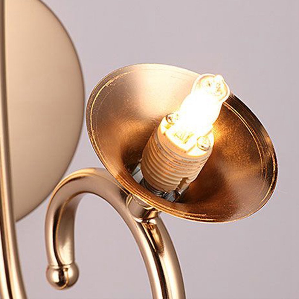 Camera da letto di cristallo moderna della parete della Light Corridor Oro della sfera di cristallo corridoio lampada da parete delle scale della parete del salone di illuminazione (Small-Ball 2 Gold)