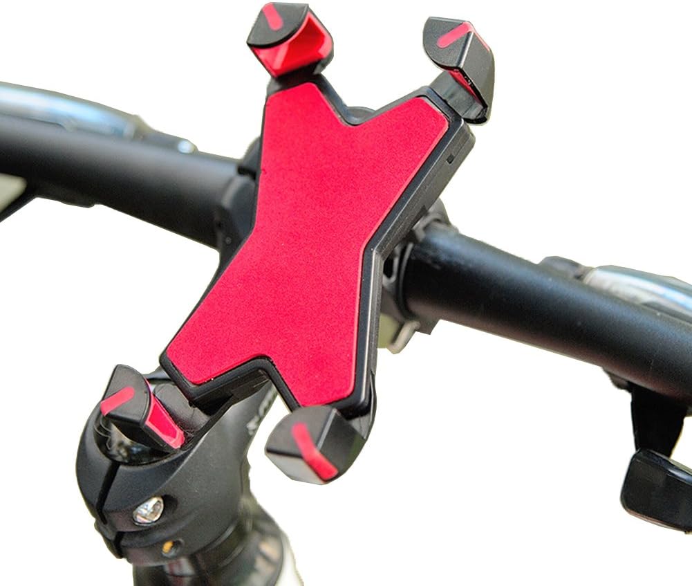 IRISH Bike Phone Mount Universal Mobile Phone Bicycle Holder & Motorcycle Bike Phone Holder Cradle For iPhone 7 7plus 6 6 (+) 6S 6S Plus 5S 5 C, Samsung Galaxy Note 6 5 4 S6 S5 S4, HTC, LG GPS