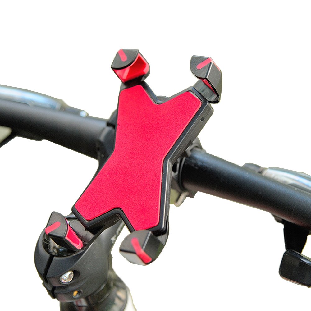 IRISH Bike Phone Mount Universal Mobile Phone Bicycle Holder & Motorcycle Bike Phone Holder Cradle For iPhone 7 7plus 6 6 (+) 6S 6S Plus 5S 5 C, Samsung Galaxy Note 6 5 4 S6 S5 S4, HTC, LG GPS