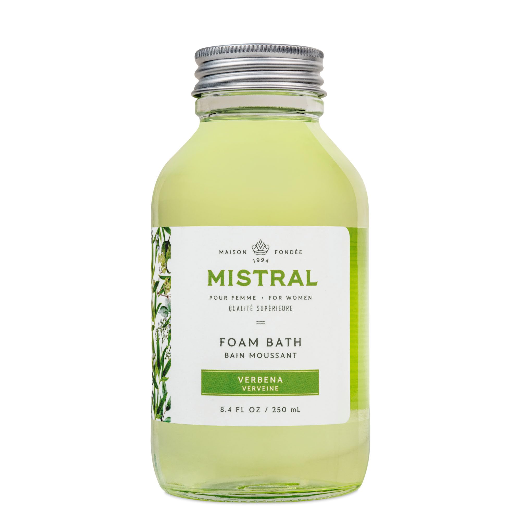 Mistral Heritage Foam Bubble Bath, Verbena, 8.4 Fl Oz
