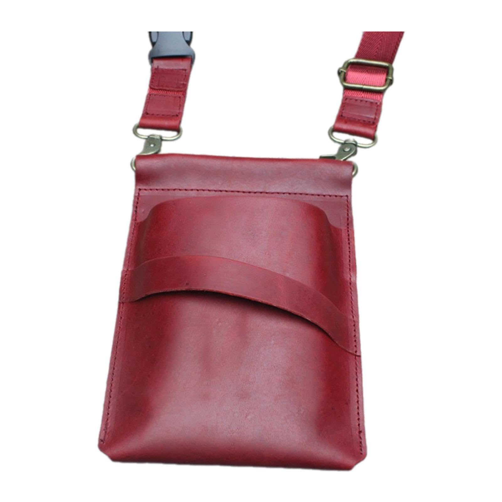 Hairdresser Scissor Bag Professional Tool Bag for Salon Stylist Tool Barbers Red-picture-16