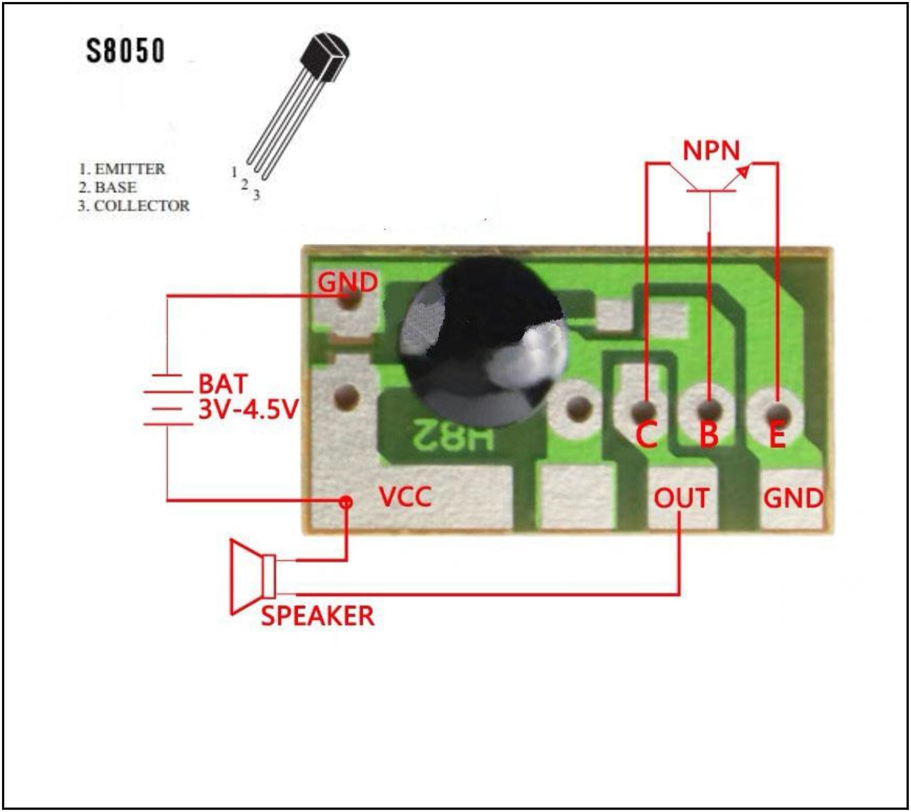 Amazon.co.jp: Moechando メロディIC DIY実験用 H82 メロディ内容