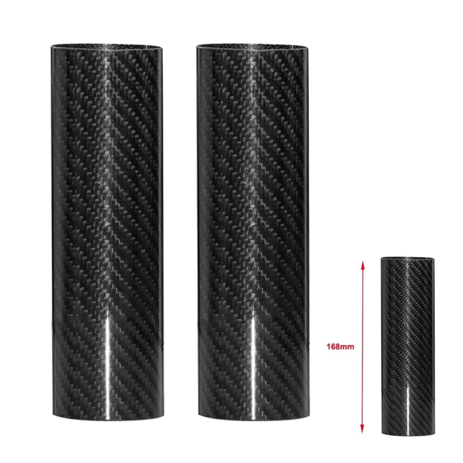 Copriforcella Anteriore In Fibra Di Carbonio Per Motocross E Cross, Protezione Per Tubo Forcella, Universale SOFFIETTI FORCELLA IN GOMMA