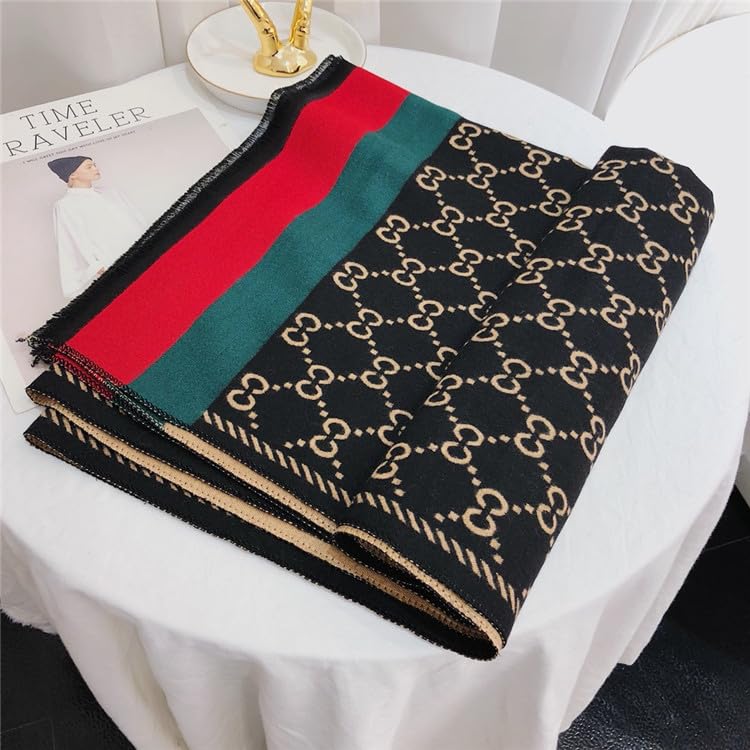 Women's Blanket Chunky,Pashmina Shawls Wraps Oversized Winter & Fall Warm Scarfs Soft Cashmere Feel for Women4