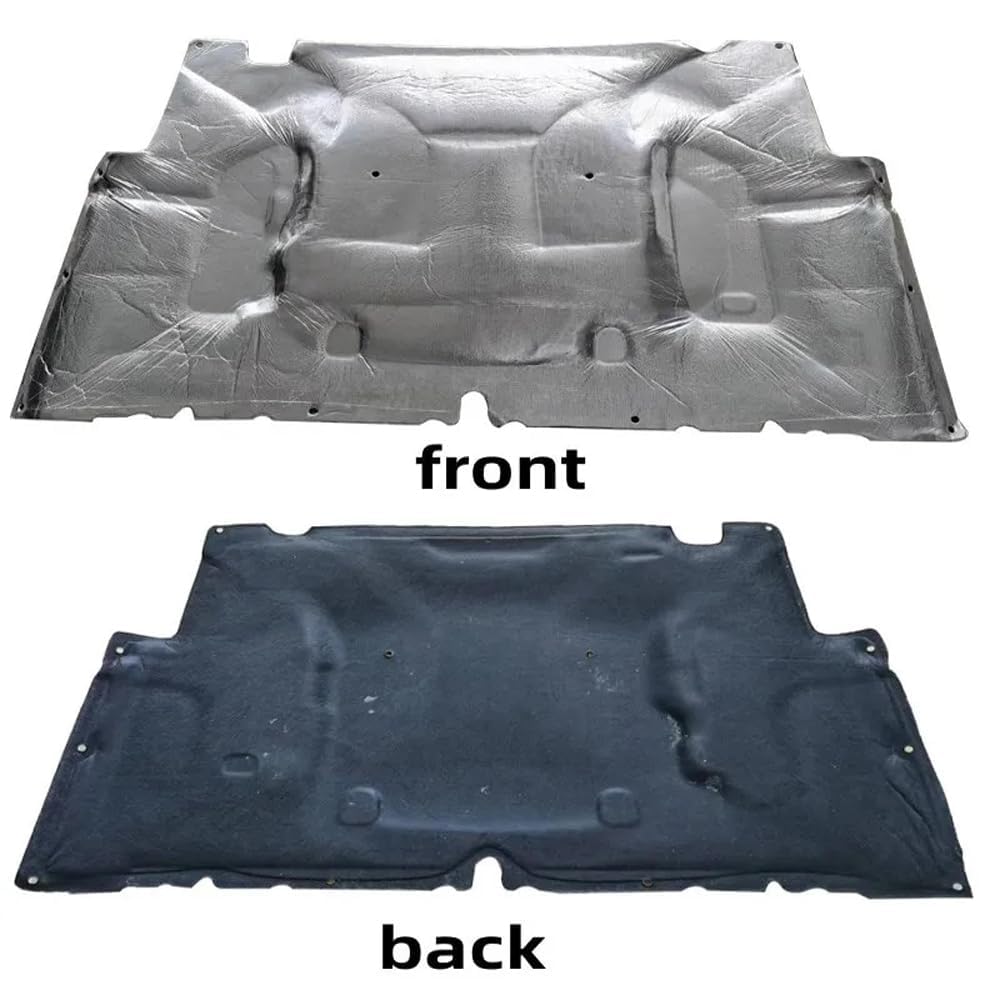 Auto Cotone Insonorizzante Isolante Termico Cofano per Jeep Wrangler 2018-2022 Cotone per Isolamento Acustico Dell'auto Pannelli Fonoassorbenti