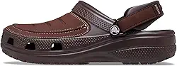 Sandália crocs yukon vista ii lr clog black/slate grey