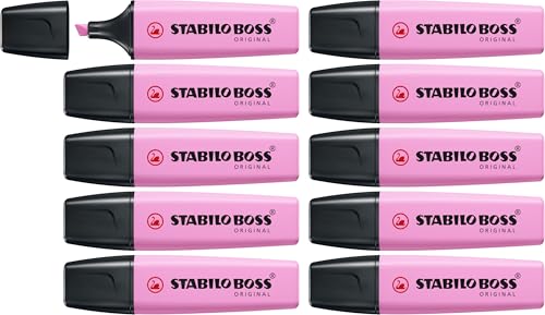 STABILO - Textmarker - BOSS ORIGINAL Pastel - 10er Pack - frische Fuchsie