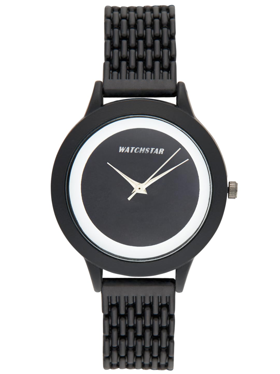 Watchstar Bracelet Type Metal Strap Round dial Analog Black Watch for Womens and Girls (Black) (B0CLVF7N6D) Amazon Price History, Amazon Price Tracker