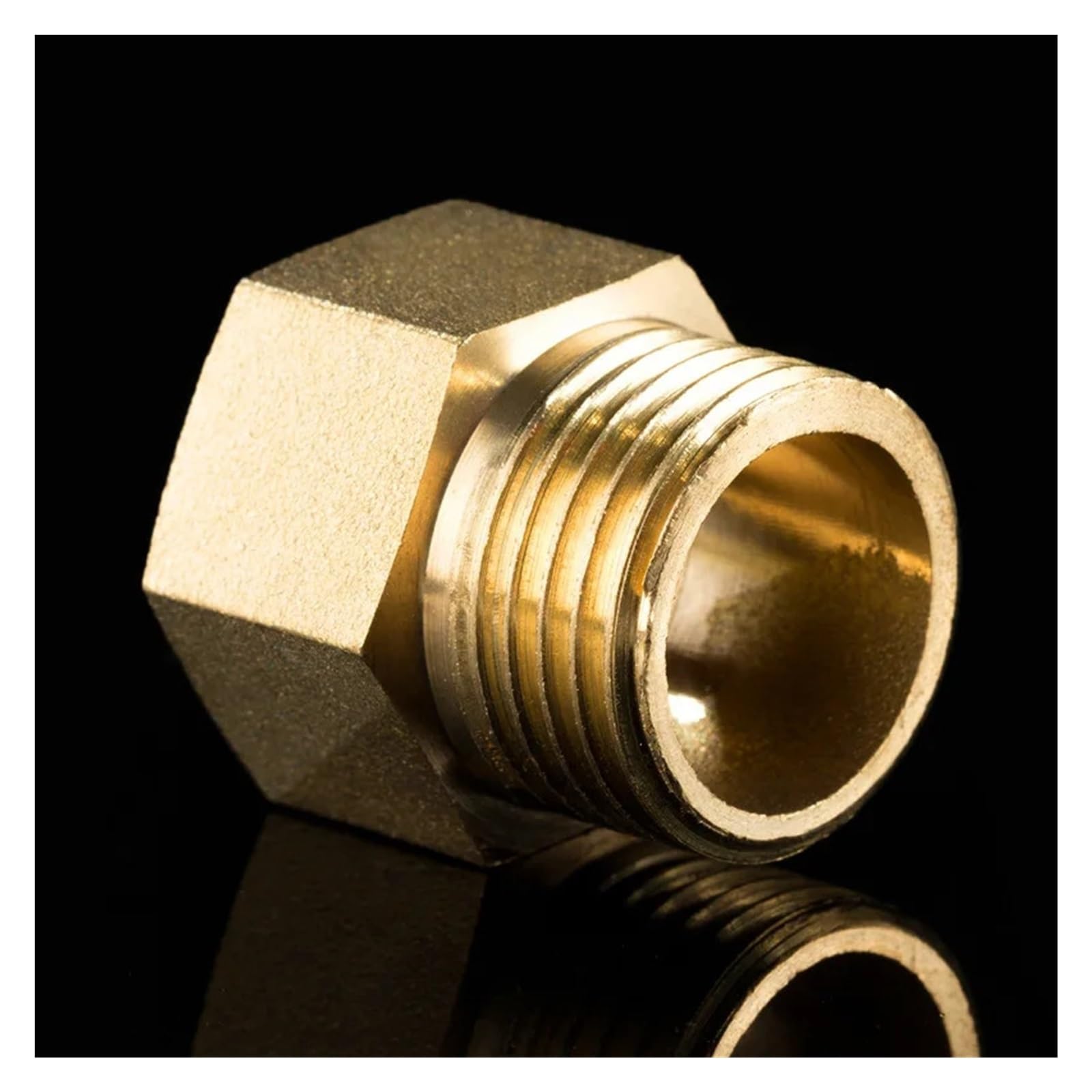Raccordo in ottone F/M 1/8 "1/4" 3/8 "1/2" 3/4 "BSP Filettatura femmina-maschio Connettori for tubi in ottone Accoppiatore Adattatore Giunto filettato(G2-G1-1I2)