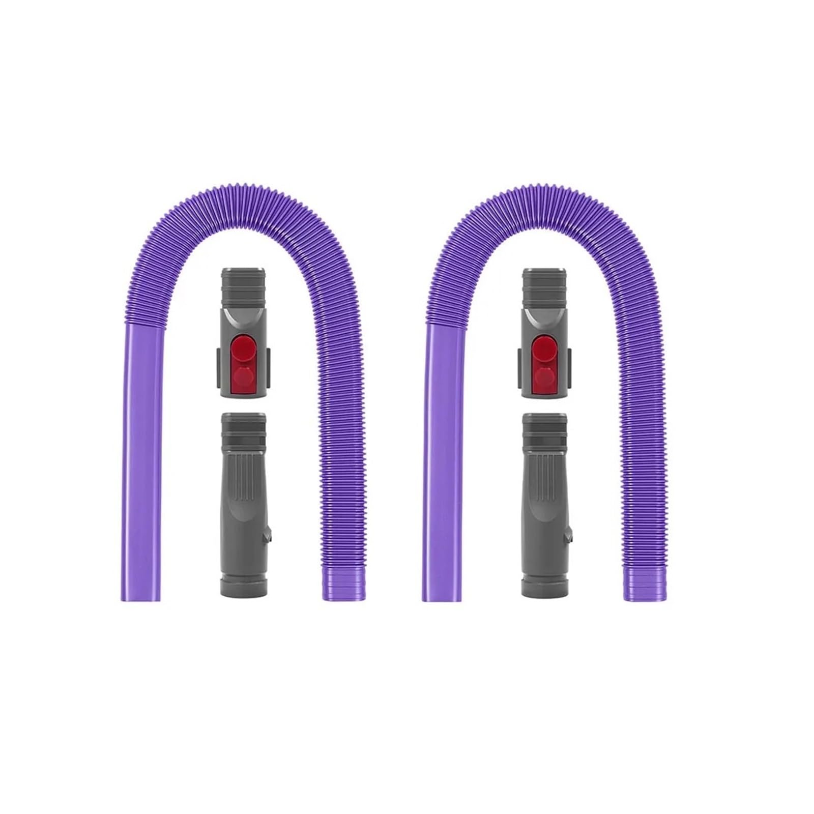 Flexible Extension Lint Remover Tube and Dryer Vent Hose, Compatible With Dyson, For V6 V7 V8 V10 V11 V15(2 SET)