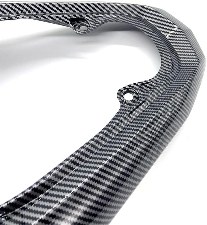 Vista 3 de GLoyer Motorcycle Windshield Z900 Motorcycle Rear Seat Cover Side Panel Guard Fairing Cowl Ducktail Compatible with Kawasaki Z 900 2017 2018 2019