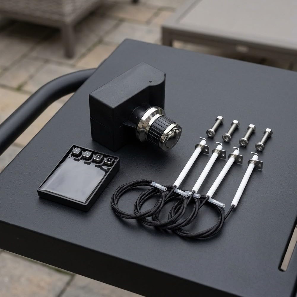 Generador Chispas BBQ Plástico Alta para temp Generador Chispas(4 Outlet)