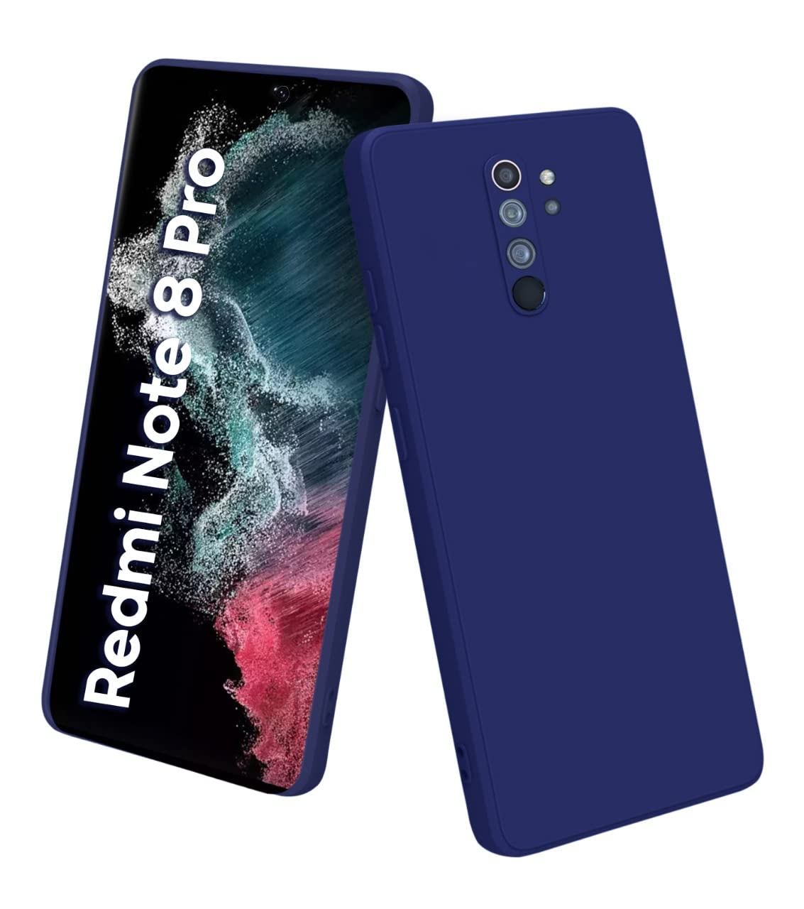 TRUEUPGRADE Liquid Silicone Back Cover Case for Xiaomi Redmi Note 8 Pro| Microfiber Inside | 360 Degree Protection Back Cover Case for Xiaomi Redmi Note 8 Pro - Blue (B0BB9W275P) Amazon Price History, Amazon Price Tracker