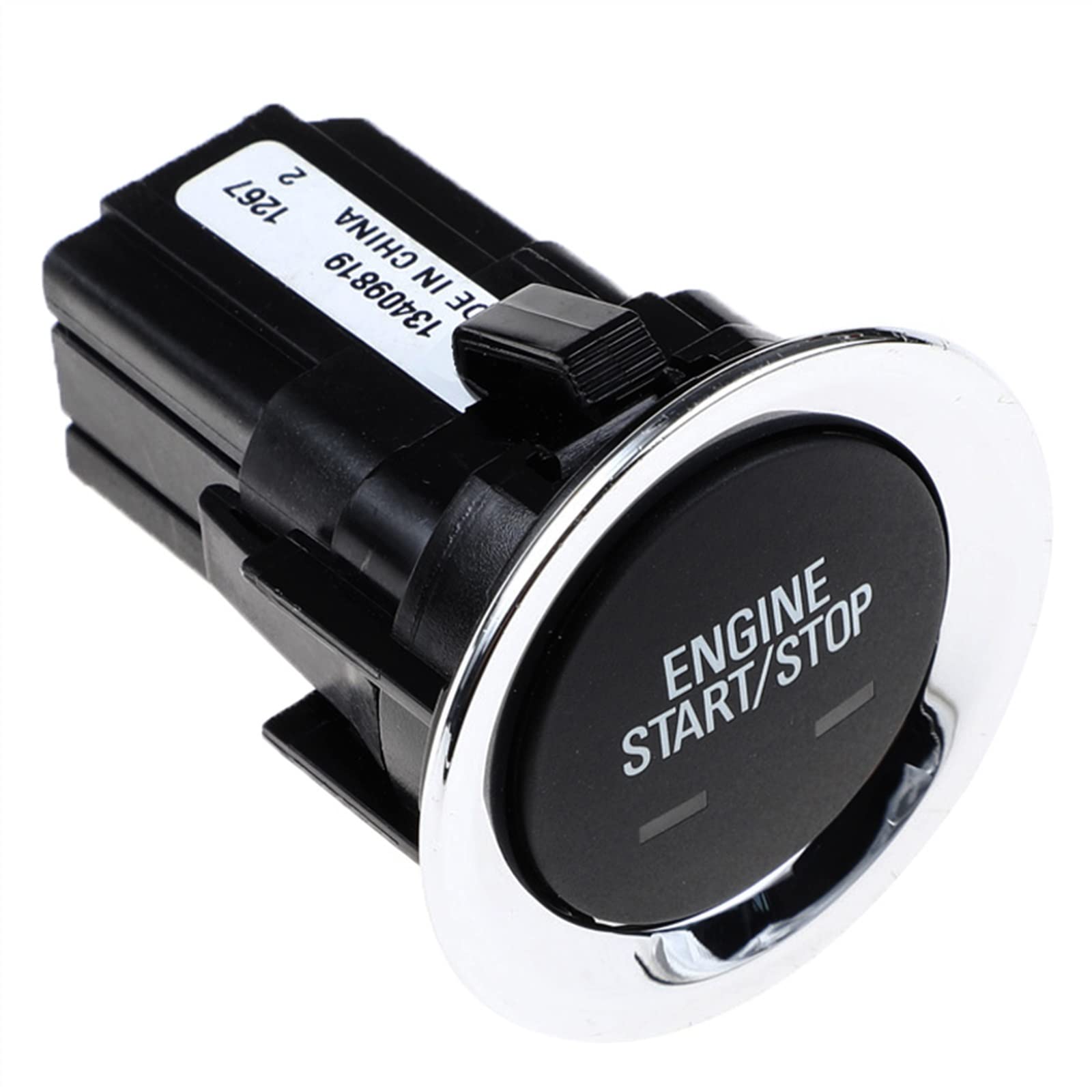 Interruptor de encendido de arranque/parada de motor de accesorios automáticos con embellecedor cromado 13409819 1 Uds