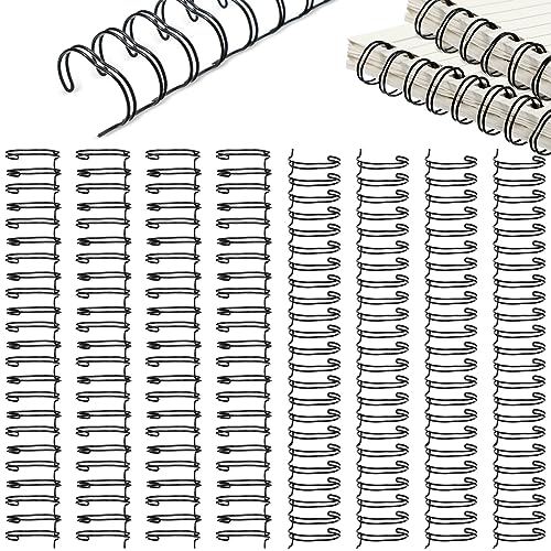 Anneaux de reliure en spirale souples et résistants noirs 22,9 cm pour reliure de fichiers