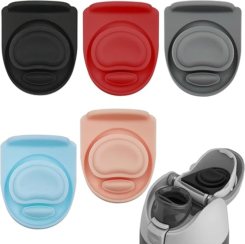 Miniatura 1 de 5 tapones de repuesto compatibles con Owala FreeSip de 24 onzas, 32 onzas, tapa superior de botella de agua, piezas de junta para botella de agua