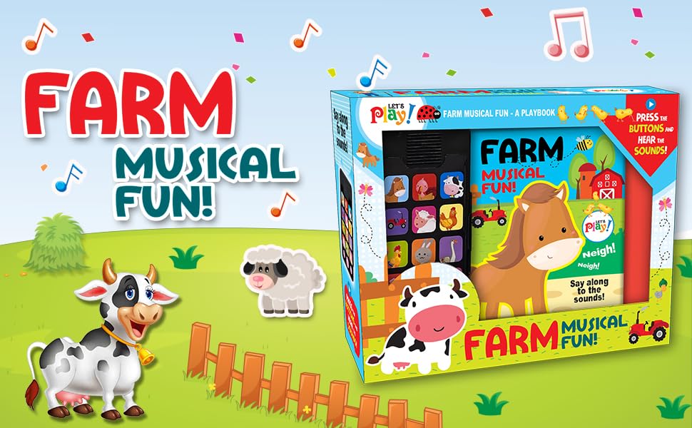 Image of Sound Book | Interactive Musical Board Book for Toddlers | Fun and Educational Noisy Book for Toddlers (Farm)
