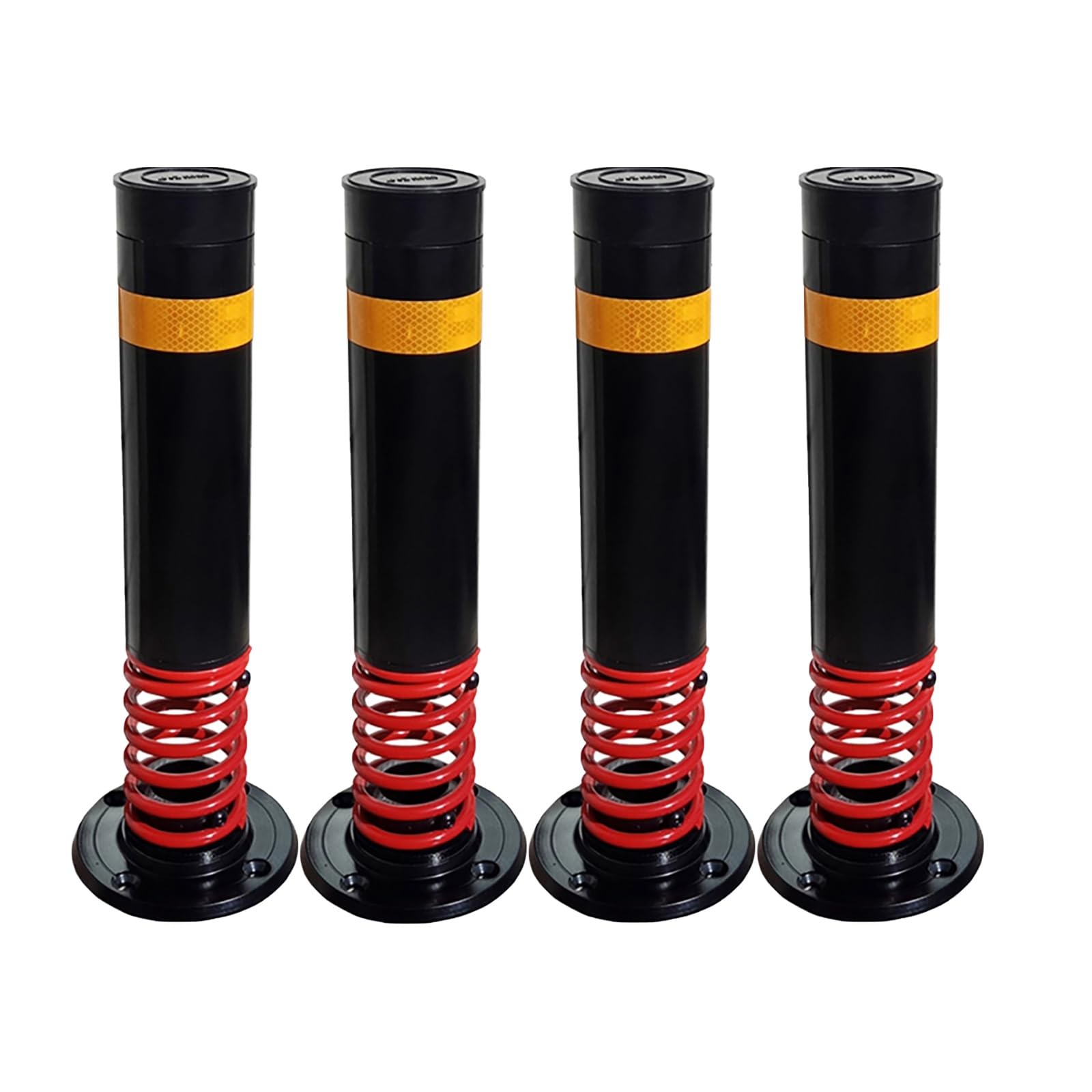 AYCDL Steel Safety Bollard Barrier Traffic Pole Bollard Post Metal Parking Bollards, Safety Barrier Bollard for Driveways Ideal for Traffic Control/Parking Poles,6pcs,4pcs