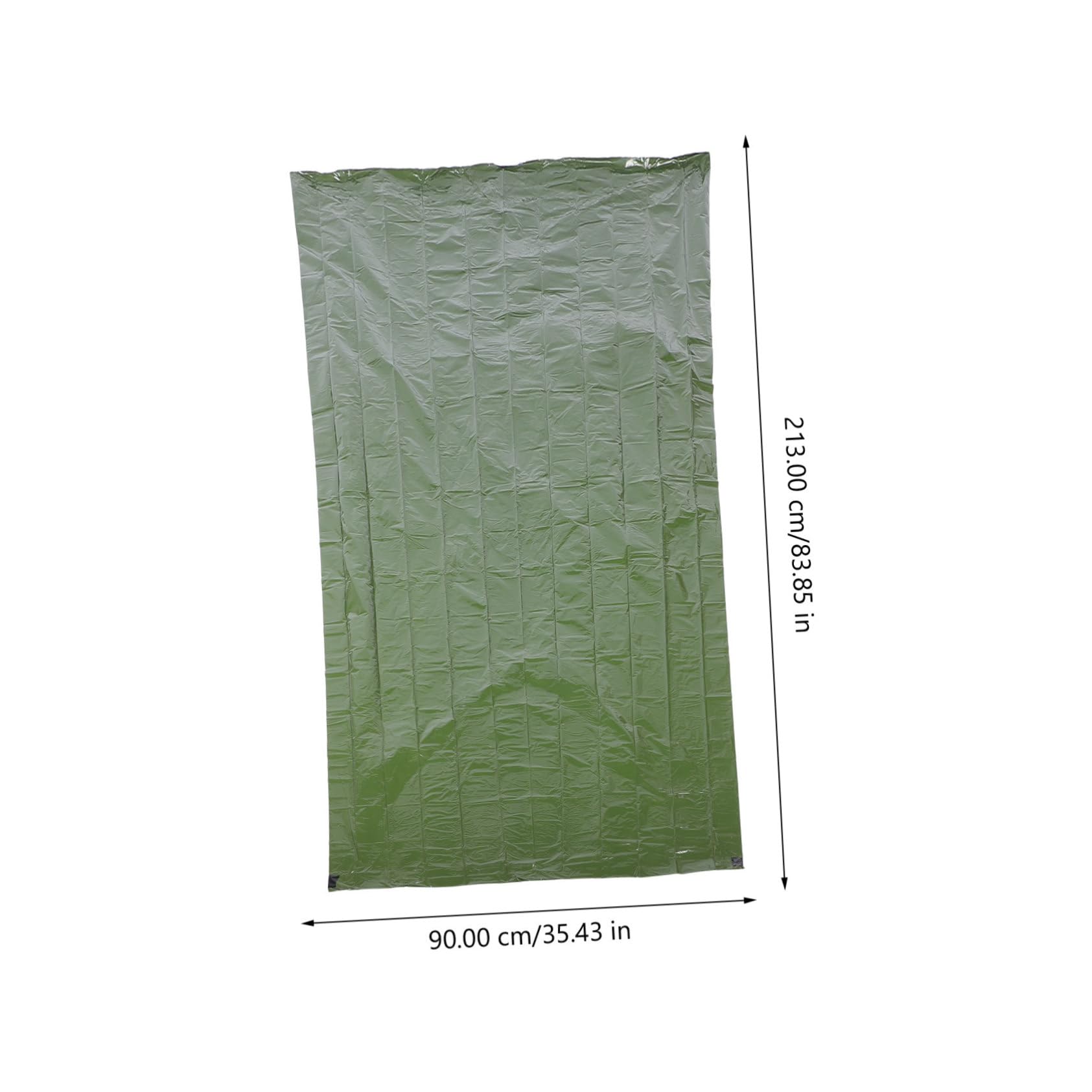 ibasenice Notfall Schlafsack Aluminiumfolie mit Tragetasche Ultraleichter Wasserdichter Schlafsack für Camping Outdoor Aktivitäten und Notfälle für Erwachsene und Wintereinsätze