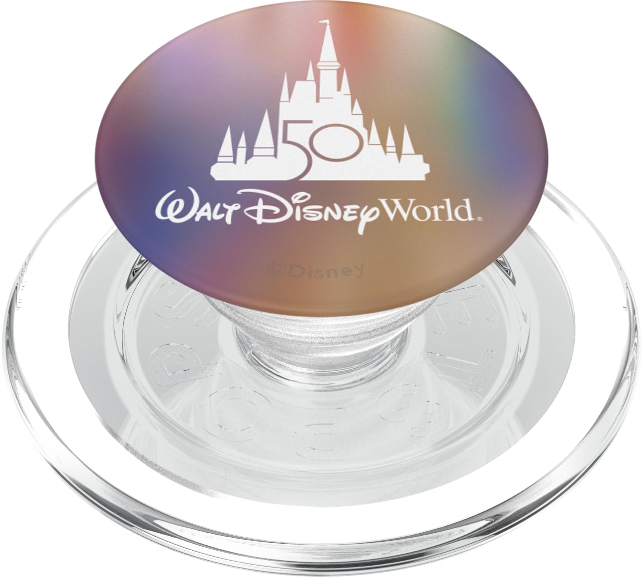 Walt Disney World 50th Anniversary Castle PopSockets PopGrip for MagSafe, Clear