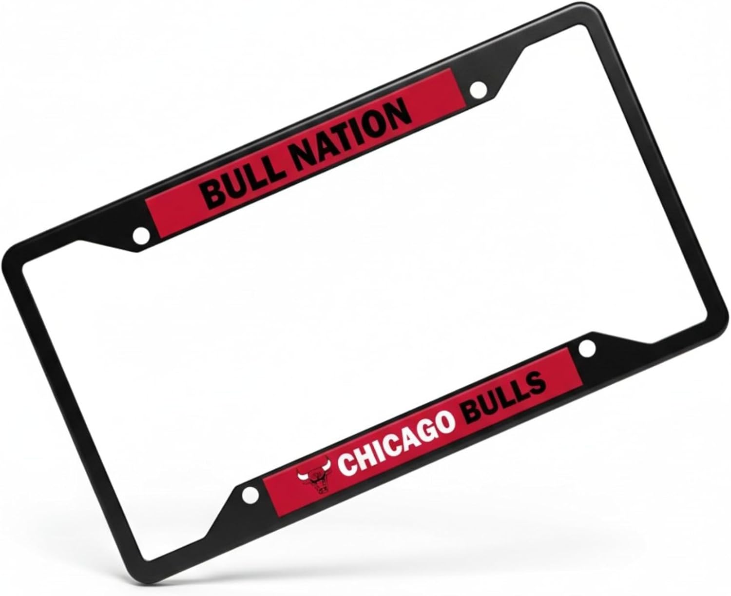 NBA Premium Long Lasting Black Metal Team License Plate Frame – 4 Screw Tag Holder with Highlighted Team Pride Cheer - Complement Any Color Truck, SUV, Car (New York Knicks)
