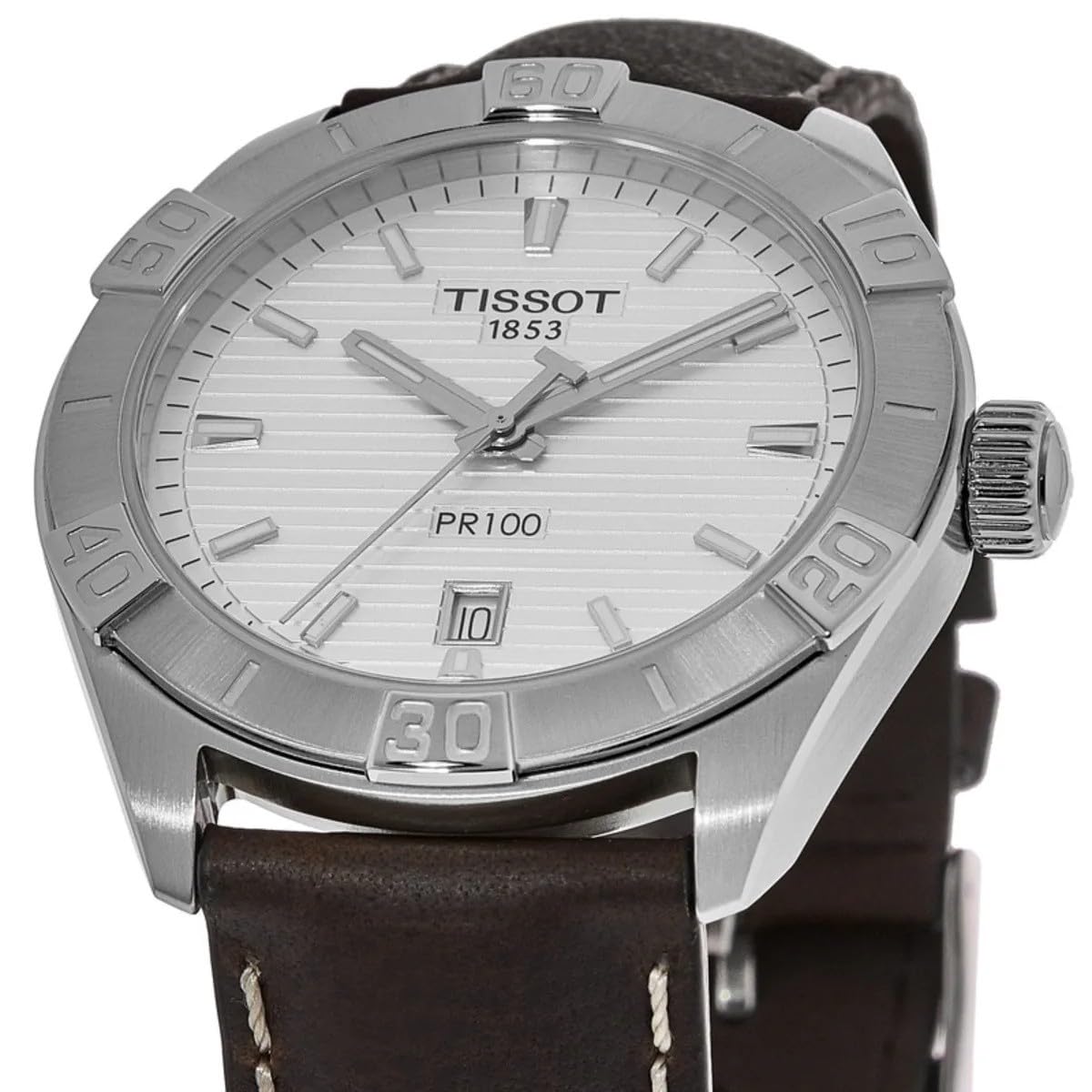 Tissot Reloj analógico de Cuarzo Suizo para Hombre con Correa de Piel T1016101603100
